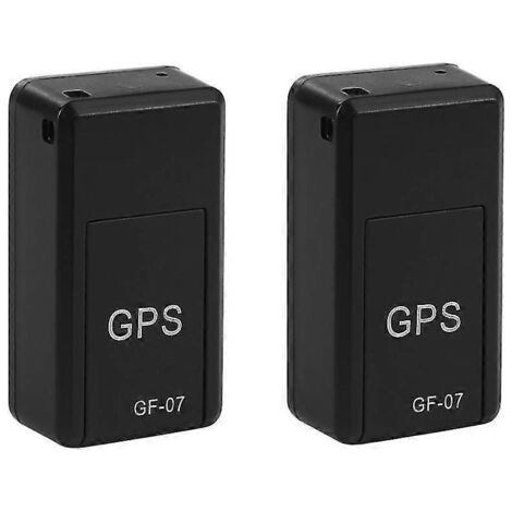 Lot de 2 traceurs GPS magnétiques longue autonomie pour voiture, camionnette, remorque, application espion cachée