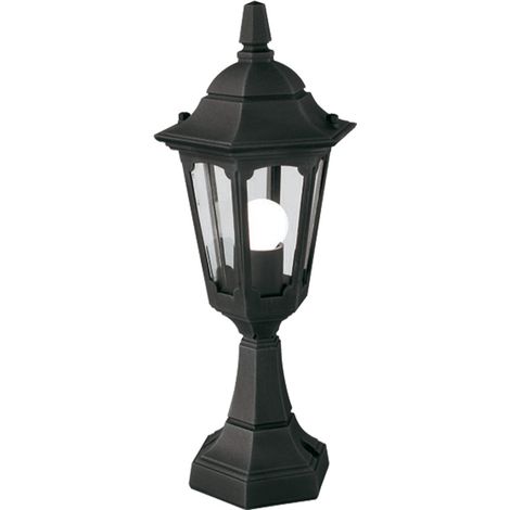 Luce da esterno lampada da giardino piedistallo luce H 45 cm segnapasso lanterna nera (1/2)
