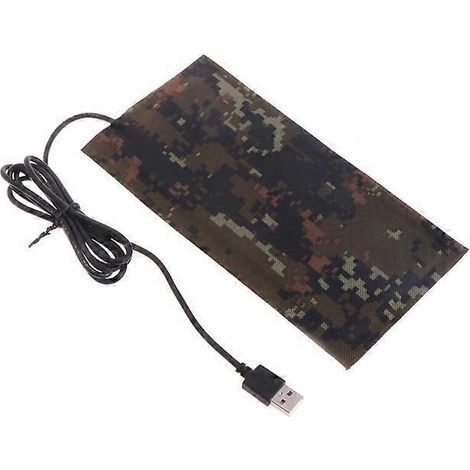 Plaque chauffante pour reptile USB réutilisable 10x20 cm, tapis chauffant pour terrarium de serpent et lézard. (1/4)