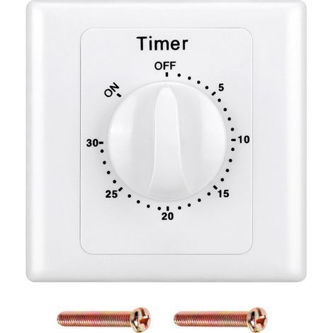 220V Timer Switch Pump High Performance Electronic Control Mechanical Countdown Socket Time Switch-30min (1/3)
