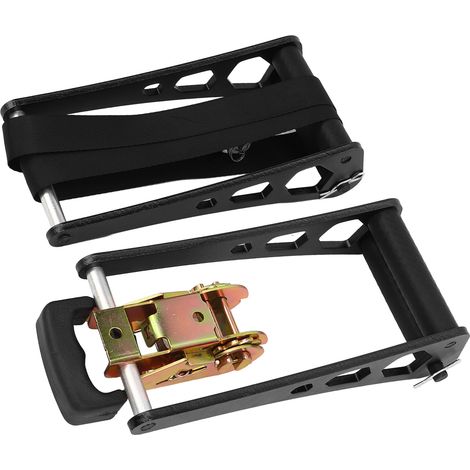 Presse à arc portable à cliquet en alliage d'aluminium, outil de réglage et de changement de corde pour arc à poulies, noir. (1/5)