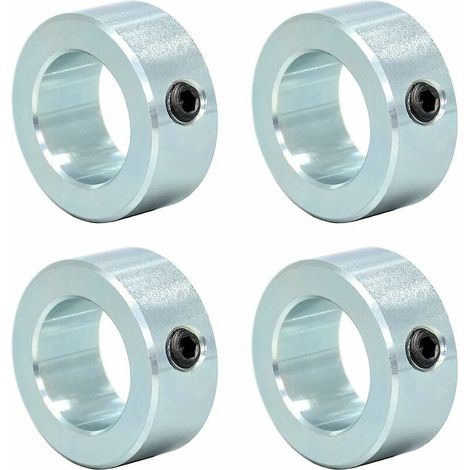 Juego de 4 anillos de ajuste - 20 mm - Para carretilla de mano, rueda de carretilla de mano (1/5)