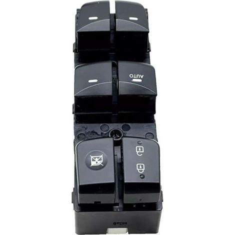 935703X010RY pour interrupteur de vitre principale avant cté conducteur Hyundai Elantra 2014-2016, noir. (1/5)