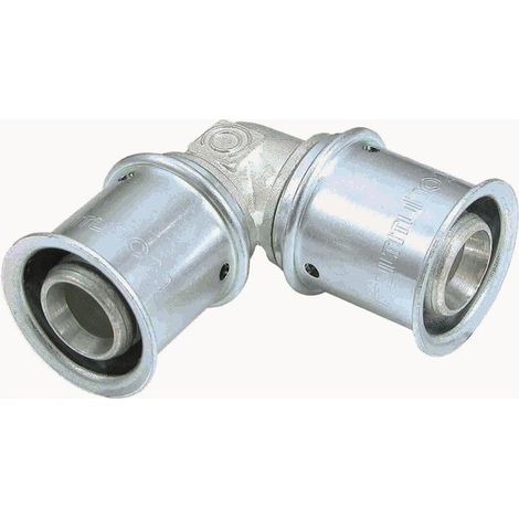 Raccordo a crimpare a gomito 90 gradi 40x40mm