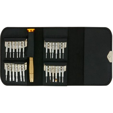 Kit d'outils complet réparation (tournevis, spatules...) smartphone et tablette (1/4)