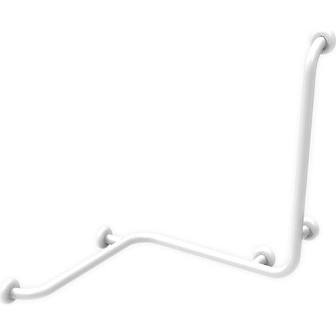Maniglia angolare con verticale laterale universale 60x60x60h inox bianco (1/3)