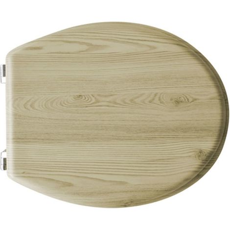 SEDILE WC UNIVERSALE IN LEGNO ACERO Misura: Acero