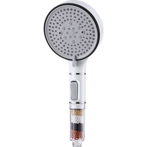 Douchette à main 5 modes, économique en eau, avec filtre, 2 m, avec flexible, pour une utilisation quotidienne dans la salle de bain.-AquaForge (1/5)