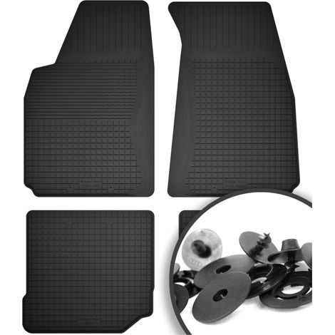 Tapis en caoutchouc + butées pour : Audi 90 B3 berline (1986-1991) (1/5)