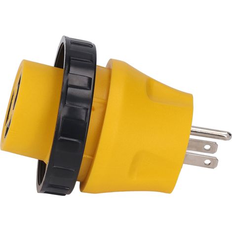 Adaptateur Twist 15 A mâle vers 30 A femelle 3 broches pour camping-car, convertisseur électrique US 125 V (1/5)