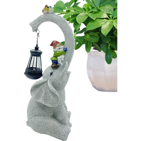 Gartendeko Elefantenfiguren niedliche Elefantenfigur