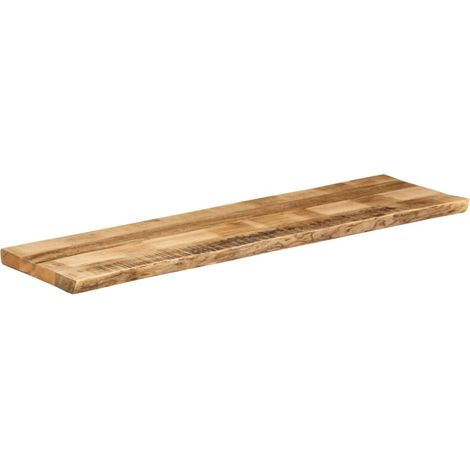 Maison Exclusive - Tischplatte mit Baumkante 160x40x2,5 cm Raues