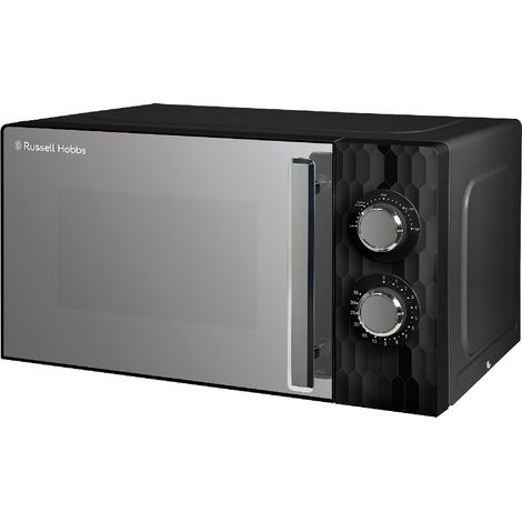 Russell Hobbs Black Microwave Manual Honeycomb 700W 17L RHMM715B (1/4)