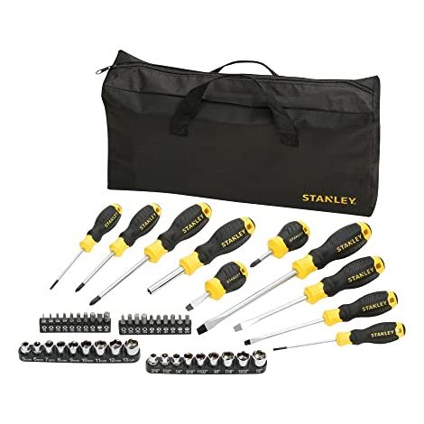 Stanley - Set da 48 bit da trapano, inserti per avvitare e bussole STHT0-70887 (1/3)