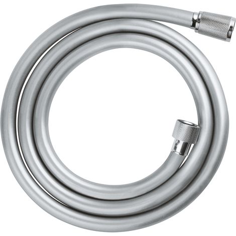 Grohe – Flexible de douche 1500 mm – Raccord universel G 1/2" x 1/2" – Surface lisse anti-pliures – Résistance jusqu'à 5 bars