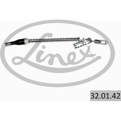 Tirette à câble, frein de stationnement LINEX 32.01.42 OPEL 522411 522414