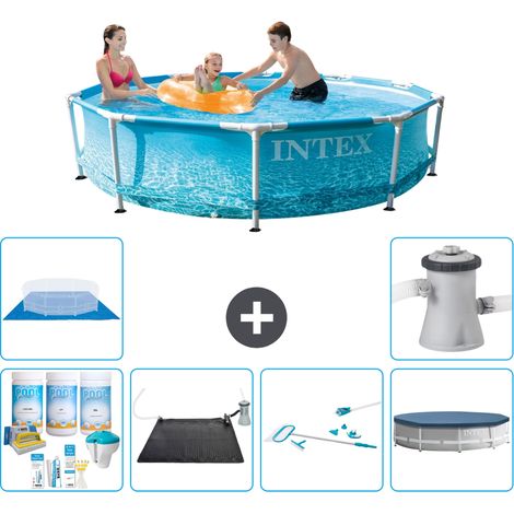 Intex Piscine Tubulaire Ronde - 305x76 cm - 7-pièces S20348 (1/5)