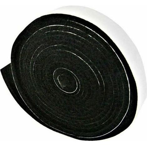 Striscia sigillante antifumo per griglia, resistente al calore, per sportello barbecue, 2 cm x 3,6 m (1/4)