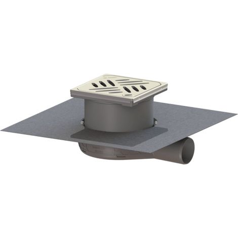KESSEL Bodenablauf Der Ultraflache 54 DN 50, WaD, Designrost, L&L, Megastop, 44750.66M (1/2)
