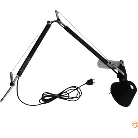 [NEUWERTIG] B-Ware Tolomeo Mini Tischleuchte Lampe Schreibtischleuchte Schwarz Aluminium (1/2)