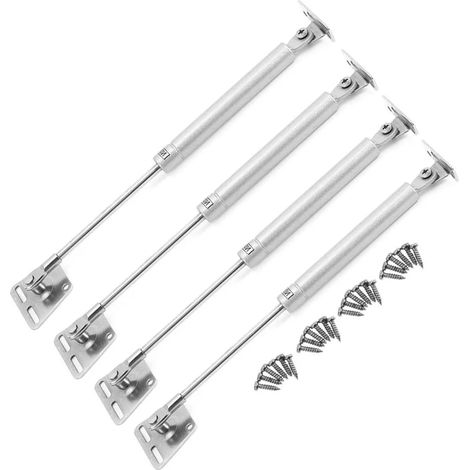 Ensemble de 4 tiges hydrauliques de support à gaz pour armoire, petite porte relevable de tatami. (1/5)