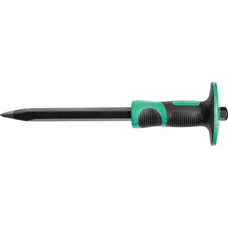 Nordwest Spitzmeißel L.300mm Stahlstärke 18mm m.Handschutz