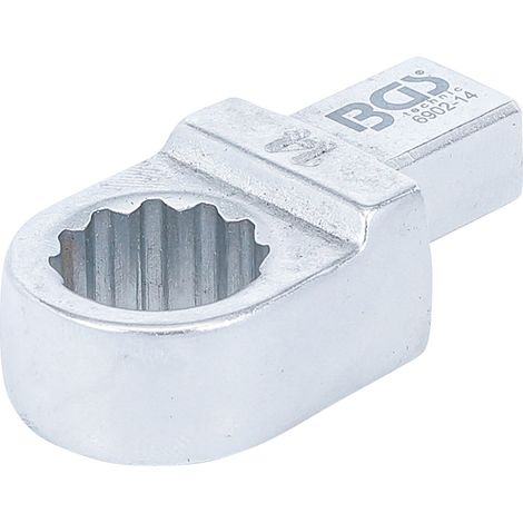 BGS Einsteck-Ringschlüssel 14 mm Aufnahme 9 x 12 mm - 6902-14 (1/3)