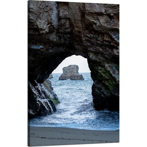 Lienzo impreso Naturaleza Roca Arco Océano 50x80 cm (1/4)