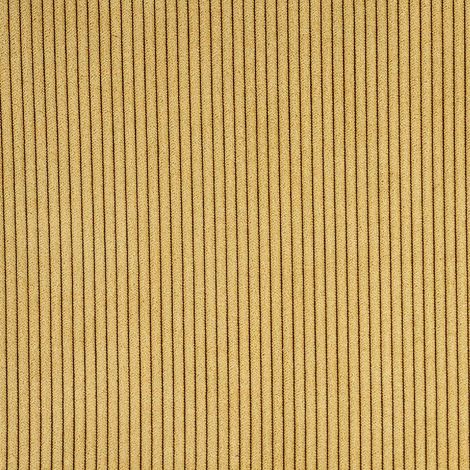 Tissu obscurcissant en velours côtelé Jaune 145 cm
