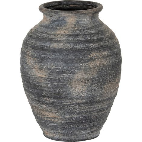 Marra Large Olpe Vase - Ceramic - L29 x W29 x H42 cm - Black