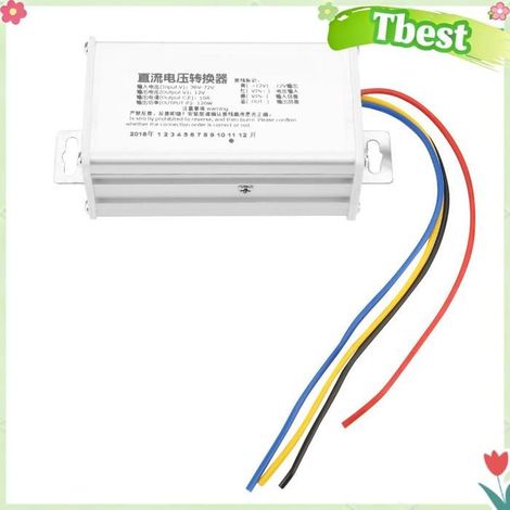Convertisseur de tension 36V 72V à 12V 10A DC, alimentation abaisseur pour véhicule électrique, voiturette de , camion, système (1/4)