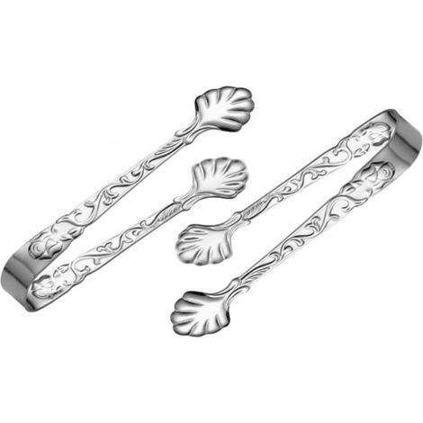 Pince à Glaçons 2 Pièces Petite Pince Cuisine Pinces à Sucre en Acier Inoxydable Mini Pinces à Sucre Pince à Glace Pince Bonbon Mini Pinces Pinces à Sucre Pince a Sucre Glace Mini pour Bonbons