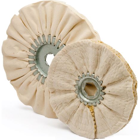 Disco  ventilato in sisal e cotone - diametro 150mm e foro 20mm Rosver CONF.1 pz