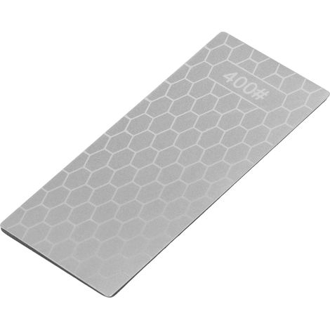 Pierre à aiguiser diamantée rectangulaire, plaque à aiguiser diamantée, outil de meulage pour la cuisine, grain 400 (1/5)
