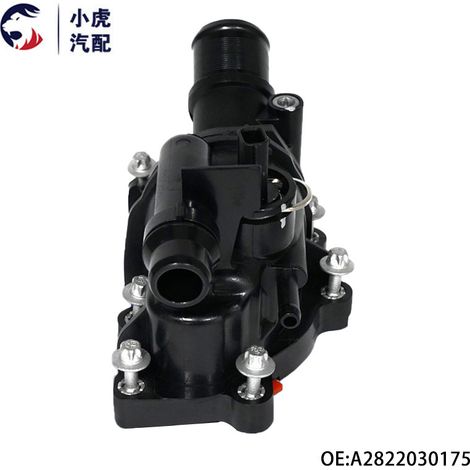 A2822030175 thermostat is compatible with Mercedes-Benz CLA, B-Class, and GLB M282 W117 electronic thermostat assemblies. (1/5)