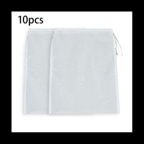 10 PièCes Nylon Durable D'Accessoires de Sac de Chaussette de Filtre de Fine de Feuille DéChiquetéE de SéRie pour Aspirateurs de (1/5)