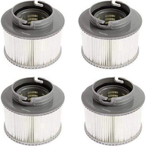 Set of 4 replacement filter cartridges for Bubble Spa (2020 enhanced version, compatible with all models). (1/5)