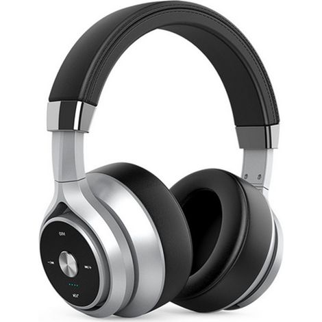 auricular Bluetooth, cancelación activa de ruido, sonido Hi-Fi, graves profundos, almohadillas de piel sintética, diadema extensible, ideal para viajes y oficina. (1/5)