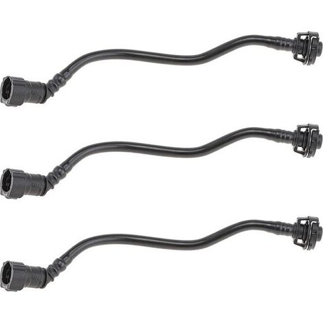 3X 95B122447, 95B122447E Tuyau de réservoir de liquide de refroidissement moteur pour Macan 95B 2014-2018 (1/4)