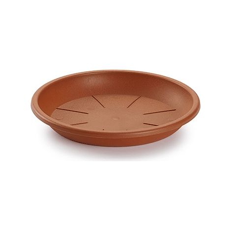 Plato maceta 18 cm Marron (1/2)