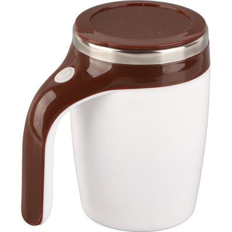 Mug magnétique à agitation automatique, tasse à café électrique en acier inoxydable, capacité de 380 ml (1/5)