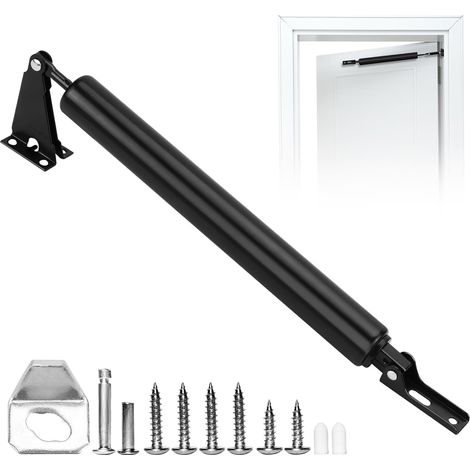 Ferme Porte Automatique Groom Fermeture Porte Ferme Portes Interieur Ferme-Porte à Ressort Porte Pneumatique Silencieux avec Vitesse de Fermeture Réglable pour Maison Chambre Bureau (1/5)