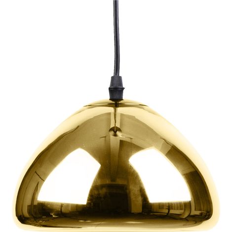 Designer-Deckenleuchte - Pendelleuchte aus verchromtem Metall - 18 cm - Nullify Gold