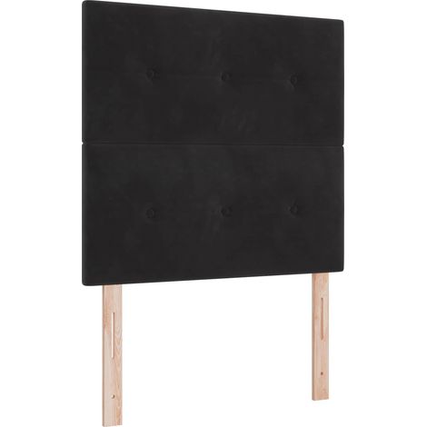 Maison Exclusive - Cabecero LED con tiras LED Manual Negro 90 cm