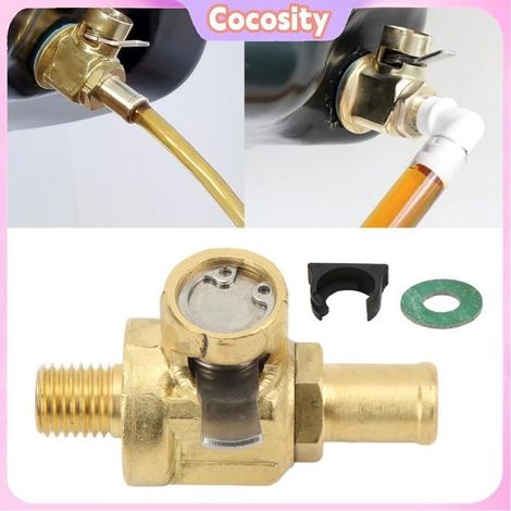 Cocosity Vanne de vidange d' moteur Vanne de Vidange D' Moteur F124N en Métal de qualité Supérieure, Opération auto outillage (1/5)