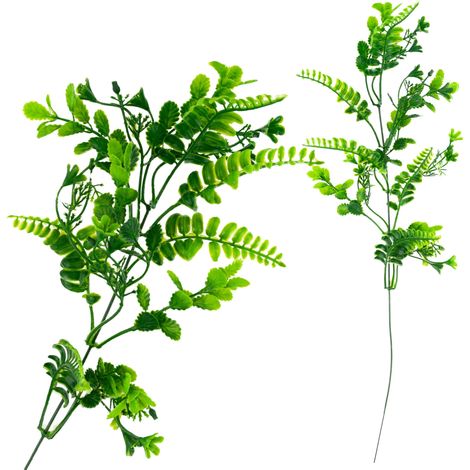 CV35987 FLEURS ARTIFICIELLES BRANCHES VERTES BAIES, COMPLÉMENT POUR BOUQUETS DE TOMBES (1/5)