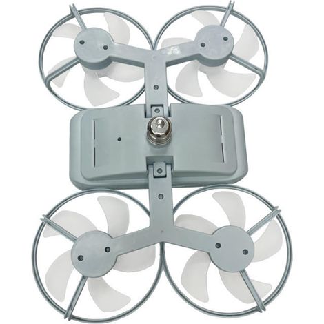 Plafonnier ventilateur gris – Lumière intégrée – Silencieux – Puissant – Suspendu – Style minimaliste