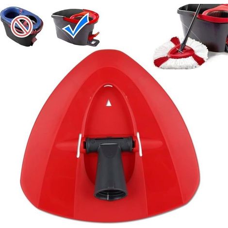Accessoire de rechange pour balai rotatif rouge - Pour balai rotatif O-Cedar - Plastique - 15,5 x 16 x 5 cm - Rouge (1/5)