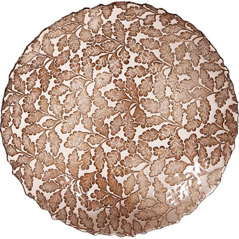 Table Passion - Plat rond Sépia 32 cm (1/2)