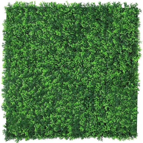 JANGAL Modular Wall Akustik 3D Paneele 520 x 520 mm Mixed Green Design Grass Kunst Pflanzwand Gräser (1/5)